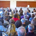 meeting State Park and Recreation commissioners on Oct. 20 get an earlful. Photo/Kathryn Reed