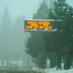 Expect chain controls this week in the Sierra. Photo/LTN file