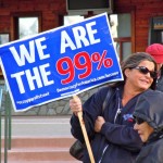 occupy-3 Michele Sterling at Occupy Lake Tahoe on Nov. 17.