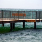 White caps on Lake Tahoe, with 4-foot waves on the North Shore.