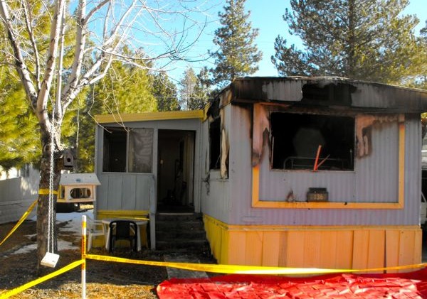 South Tahoe man dies after trailer goes up in flames