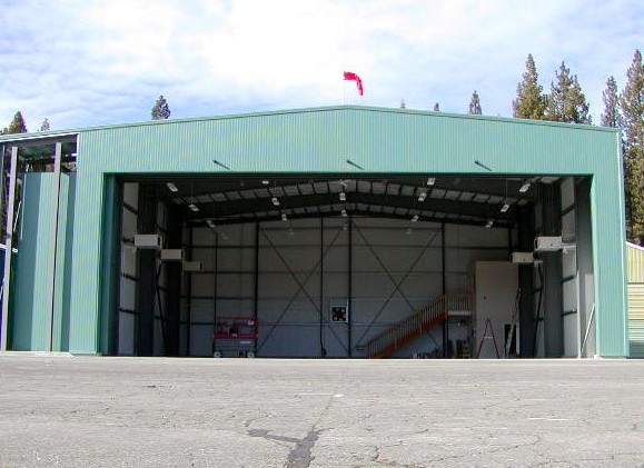 Executive hangar at LT Airport ready for big aircraft