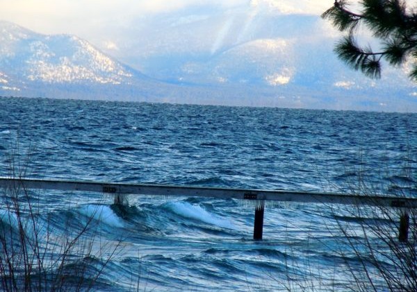 Record highs melting as cold front moves into Lake Tahoe