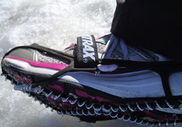 Simple device makes walking on ice less precarious