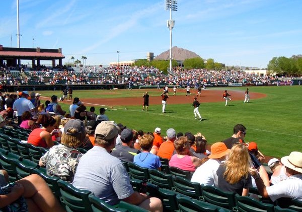 Spring training — where the score is secondary to the fun