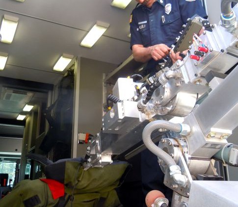 Tahoe Douglas bomb squad robot deactivates danger
