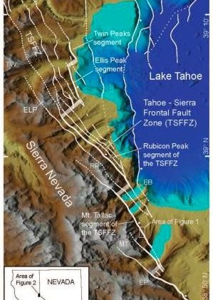 Study shows a 6.9 quake possible in Lake Tahoe