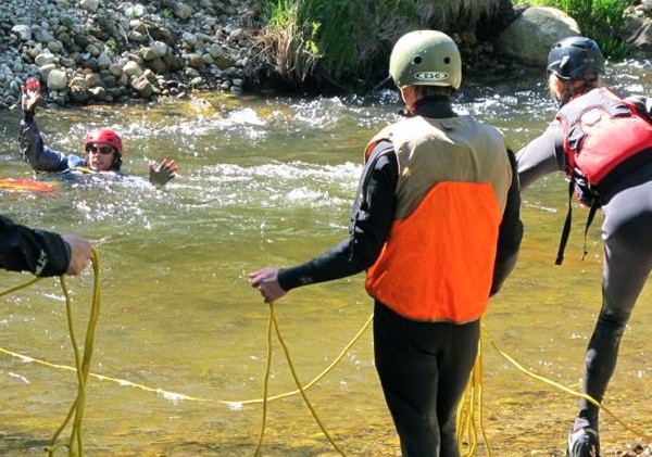 Search and rescue training turns into recovery of kayaker