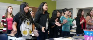 singing