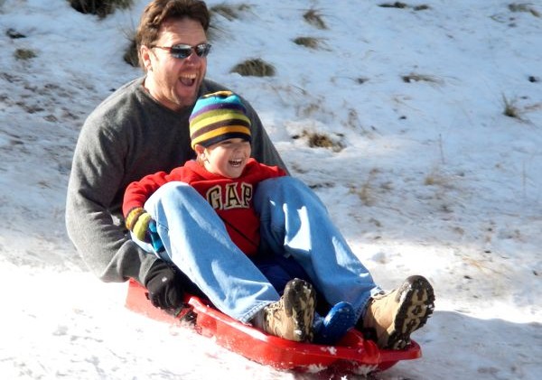 Sledding provides hours of outdoor thrills