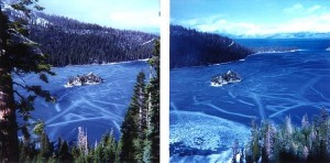 Emerald Bay frozen