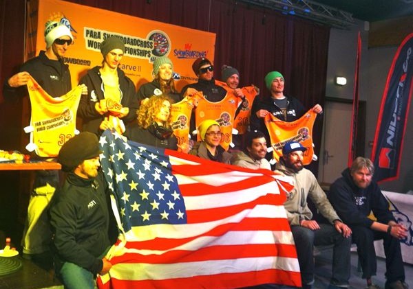 Potential 2014 Sochi Paralympians in Lake Tahoe for qualifying snowboarding competition