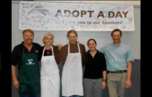 Heavenly Ski Patrol, from left, Left to Right - Tom Burkart, Kristin Burghard, Chip Morrill, Sarah Lowman, Andy Johnson, at Bread & Broth. Photo/Provided