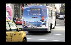 This is one of the ads created for North Lake Tahoe by School of Thought.