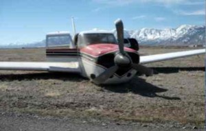 Pilot survives scare at Minden Tahoe Airport. Photo/Provided