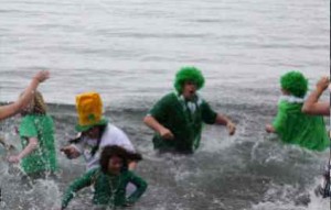 It was 22 degrees outside at the 2012 South Shore plunge. Photo/Provided
