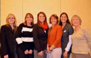 Kimberly Templeton, Board Member Diane Imbach, Board President Erica Eng, Grat Coordinator Alissa Nourse, Executive Director Heather Avila, Girls Project Coordinator and Cindy Archer, SISLT Community Grants Committee Co-Chair