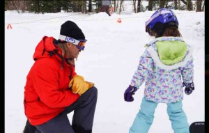 Andy Wirth, CEO of Squaw and Alpine, goes undercover to give a snowboarding lesson. Photo/Provided