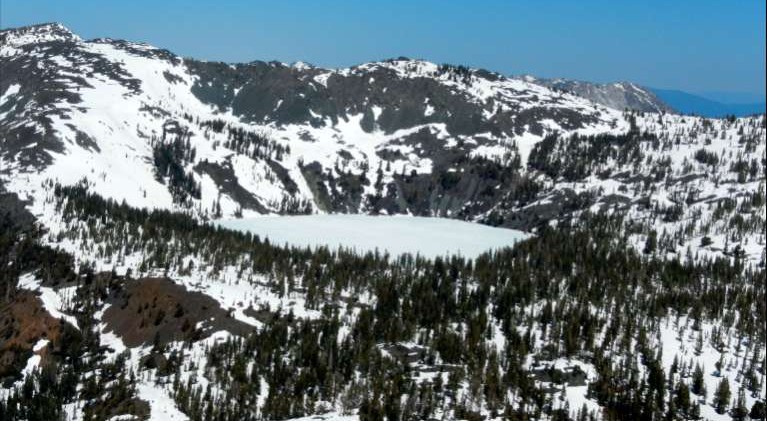 Frozen oasis — just a helicopter ride away