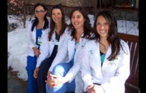 Transitions in Care Nurses: Cesilia Uribe, R.N.; Emily Barkley, R.N.; Melissa Dahl, R.N., P.H.N.; and Andrea Baldwin, R.N.