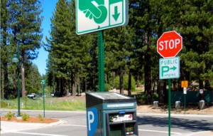 A pilot parking meter program started in 2011 on Bellamy Court. Photo/LTN file