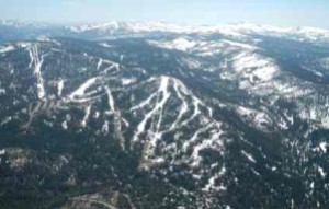Sierra-at-Tahoe in late April shows how little snow is in the area. Photo/LTN