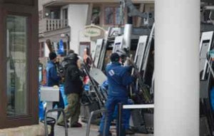 People line up for Vail's gondola that opened this season. Photo/LTN file