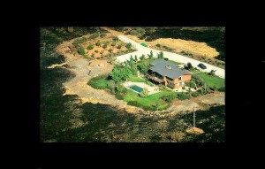 Defensible space can help save a house from fire.