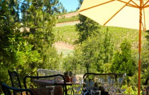 Miraflores Winery allows guests to dine among the vines on summer weekends. Photos/Kathryn Reed