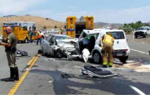 Three people were seriously hurt July 4 in Carson City. Photo/Provided