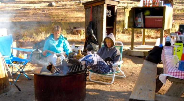 Camp showers at state parks are not equal