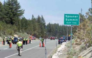 Officers stop drivers at the July 4 DUI checkpoint in Douglas County. Photo/Provided
