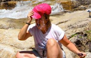 Staying cool on a hot hike is important. Photo/LTN file