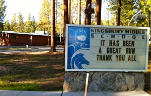 Kingsbury Middle School sits empty. Photo/LTN file