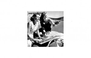 Erline Christopherson, right, with her mother, Elizabeth. Photo/Provided