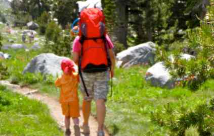 Pack may be causing knee problems