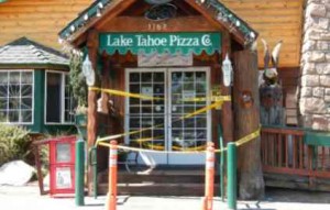 Fire damages Lake Tahoe Pizza Company in South Lake Tahoe. Photo/LTN