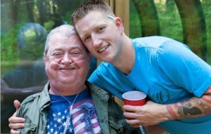 David Kelly with his son, Jason. Photo/Provided