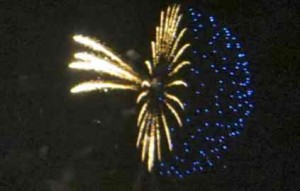 Smoke did not hinder the Sept. 1 fireworks in South Lake Tahoe. Photos/Howie Nave
