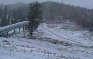 Heavenly Mountain Resort's tubing hill's first snow of the season. Photo/Provided