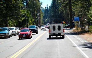 Today cyclists must ride next to traffic in Homewood. That will change next summer. Photo/LTN