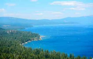 Lake Tahoe on Aug. 31 from Homewood. Photo/Kathryn Reed