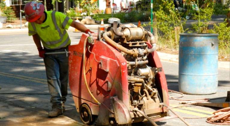 Water line replacement to bring fire suppression capability to Lukins Brothers customers