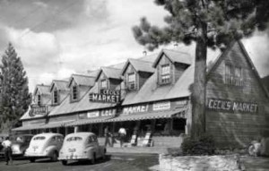 Cecil's Market in 1947. Photo/Lake Tahoe Historical Society