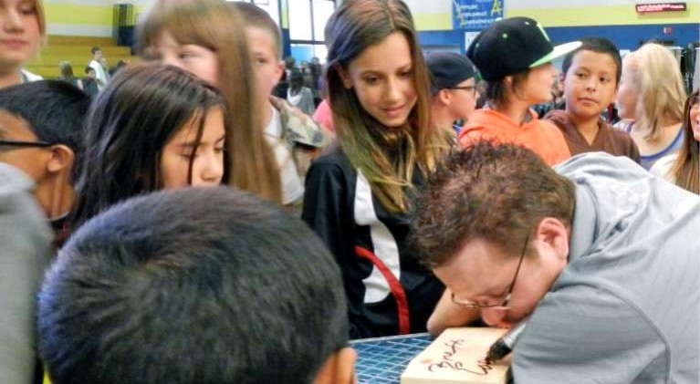 Students learn about overcoming disabilities
