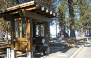 Bus riders now have shelter in South Lake Tahoe. Photo/Provided