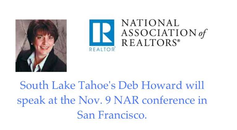 S. Tahoe Realtor to speak at national convention