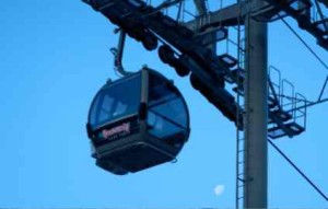 Wind on Nov. 22 prevents Heavenly's gondola from running. Photo/LTN