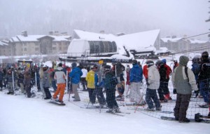 While Squaw doesn't allow access except a lift, one reason people like the choice to avoid lift lines. Photo/LTN file