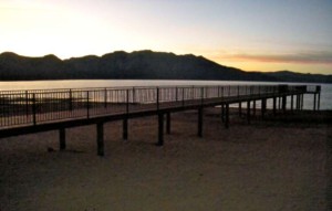 California dry years are not unusual. This is the Tahoe Keys pier in November 2009. Photo/LTN file